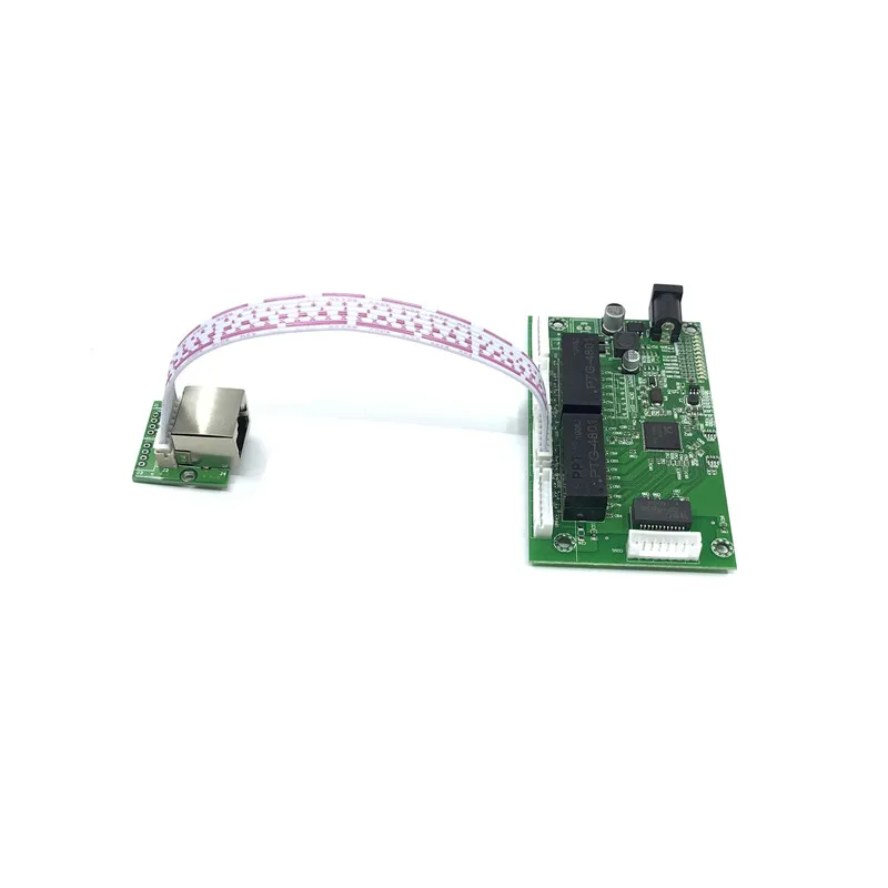 OEM5V 12V 16V 8 Порт Gigabit Ethernet переключатель портов с 8-контактным ходовым разъемом