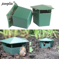 plastic farm protector house otter eco friendly cage cleared catcher box planarian snail insect trap reptile slug gardening tool