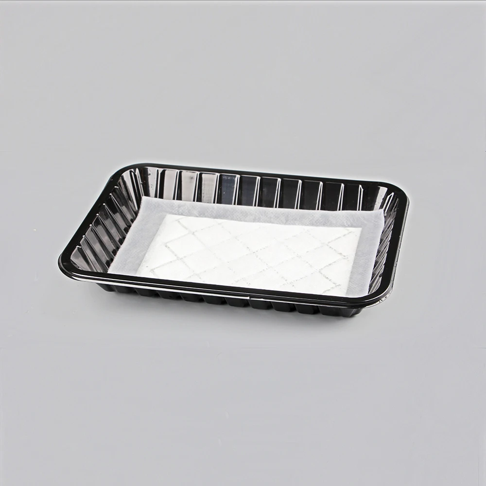 

2021 Hot Sale Pe Film Material Food Fish Poultry Disposable Fresh Meat Absorbent Pads