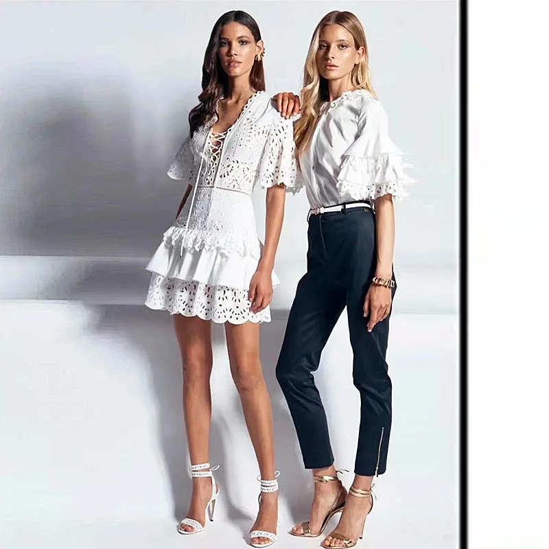 Подиумное платье высокого качества весна лето 2020 новые женские модные вечерние