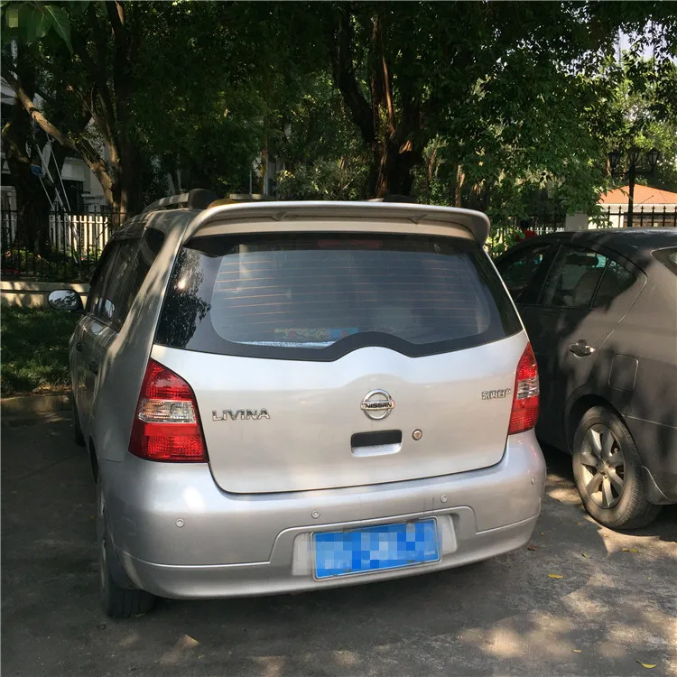 Спойлер для NISSAN LIVINA 2006-2012 спойлер из высококачественного АБС-материала заднее