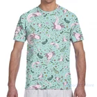 Axolotl Мужская футболка для женщин с принтом, модная футболка для девочек, топы для мальчиков, футболки с коротким рукавом, футболки
