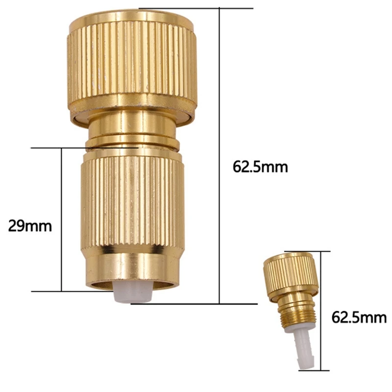 

2021 New Aluminum Alloy High Pressure Flexible Tube Quick Connector for Car Washer Water Guns Garden Irrigation
