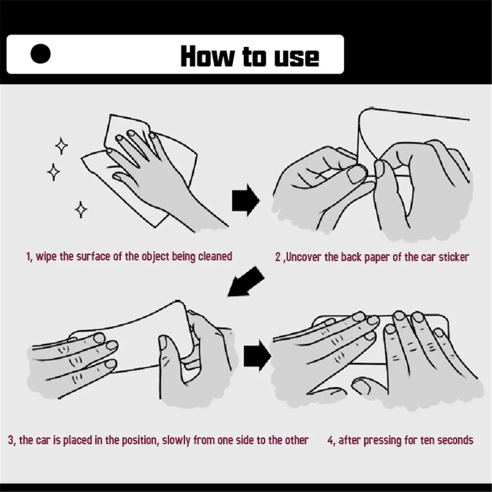 

2pcs Reflective Car Sticker Safety Warning Mark Reflective Tape Auto Exterior Accessories Gecko Reflective Strip Light Reflector