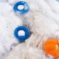 2021 new 3pcs set washer balls reusable tangle free eco friendly laundry scrubbing balls solid colorful laundry washing balls