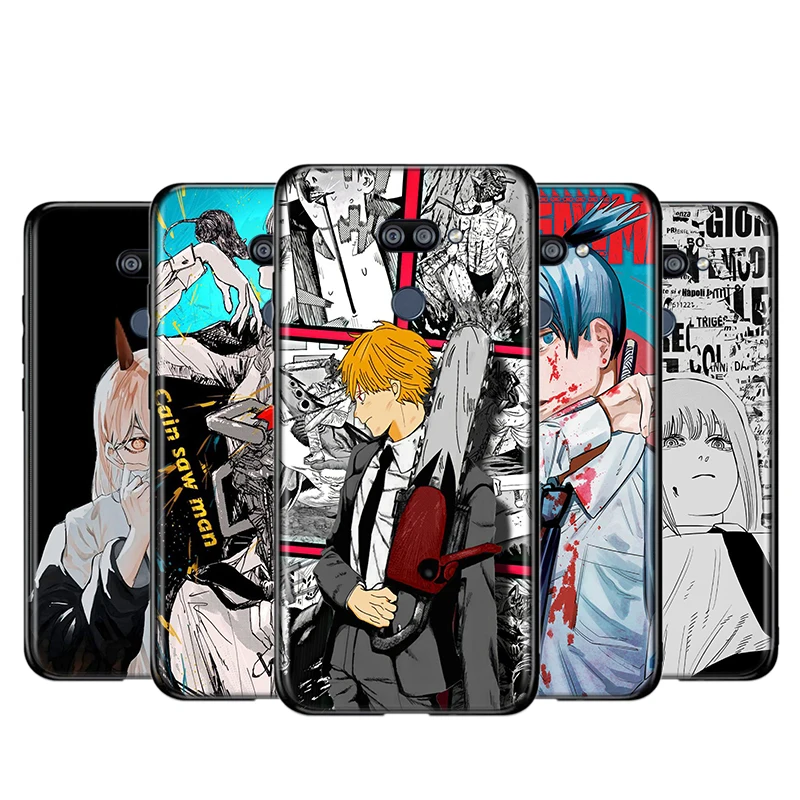 

Anime Chainsaw Man Manga For LG K92 K42 K22 K71 K61 K51S K41S K30 K20 2019 Q60 V60 V50 S V40 V30 G8S G8 ThinQ Black Phone Case