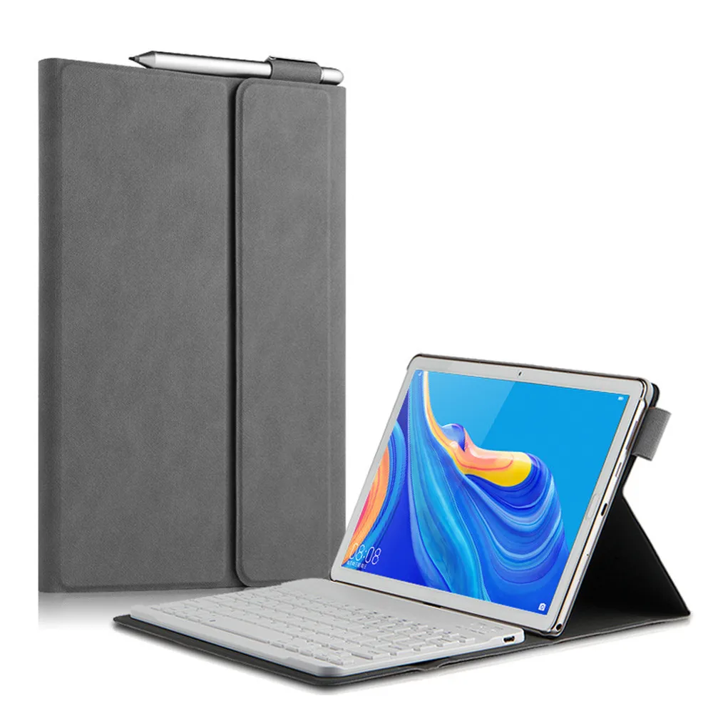 Чехол с Bluetooth клавиатурой для Huawei Mediapad M5 Lite 10 1 BAH2 L09/W19/W09 чехол беспроводной