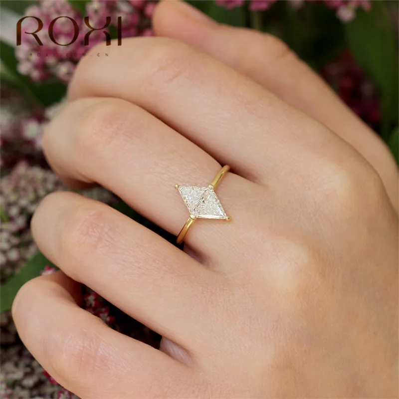 ROXI Мода Роскошный белый Хрустальный циркониевый обручальные кольца для женщин горный хрусталь обещание на помолвку кольцо ювелирные изделия палец кольцо подарки
