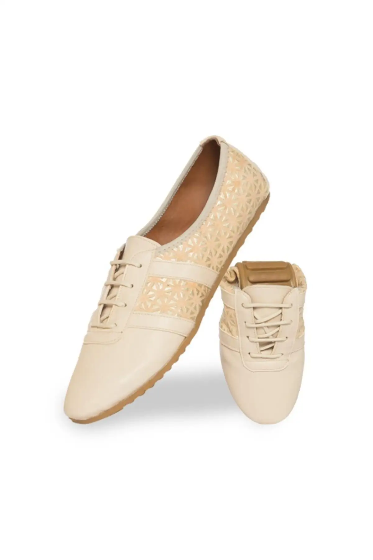 

SarEn Bendis Golden Women 'S Ballerina Shoes
