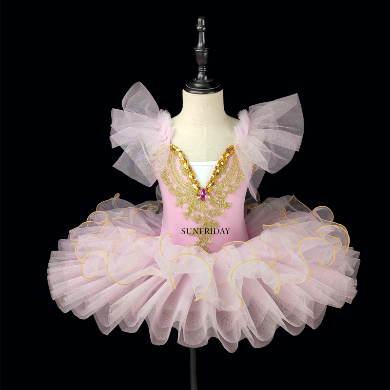 2023 милое балетное платье для девочек танцевальная одежда детские балетные