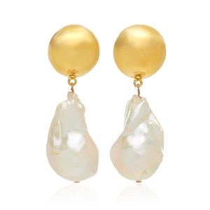 Классические серьги из пресноводного жемчуга в стиле барокко, высококачественные роскошные женские Висячие аксессуары, уникальные ювелирные изделия из натурального жемчуга для вечеринки и свадьбы