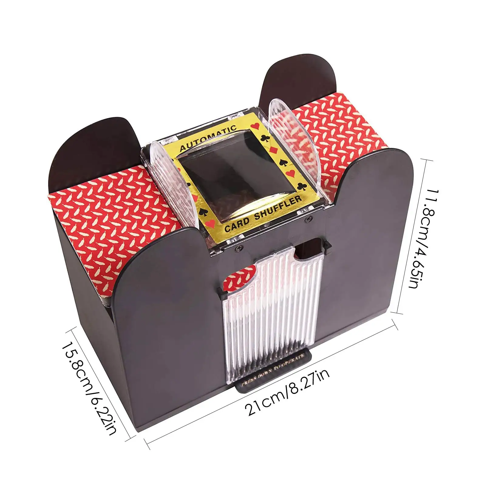 

Kids Adults Board Game Poker Playing Cards Automatic Shuffle Machine Practical Convenient Poker Shuffler Party Table Game Toys