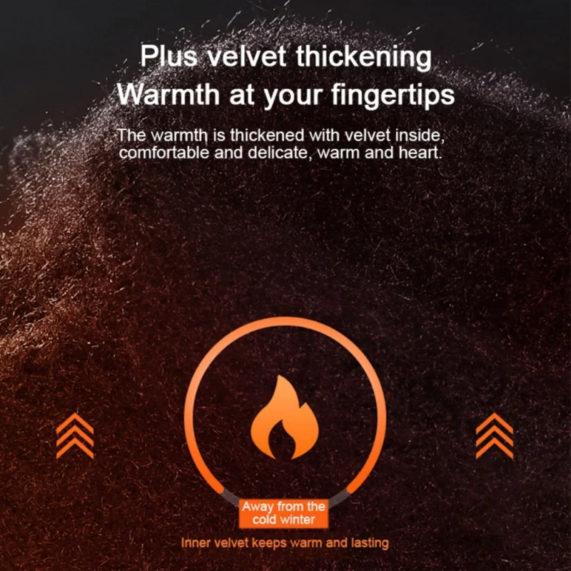 

Winter Knit Touchscreen Gloves Unsiex Warm Gloves Elastic Anti-slip Gloves Cycling Gloves