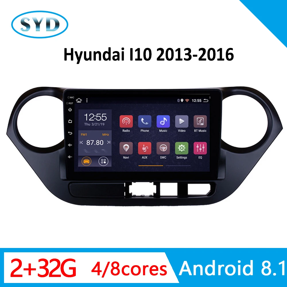 Автомобильная Мультимедийная система для Hyundai i10 2013 2016 2G RAM 32G ROM Авторадио GPS