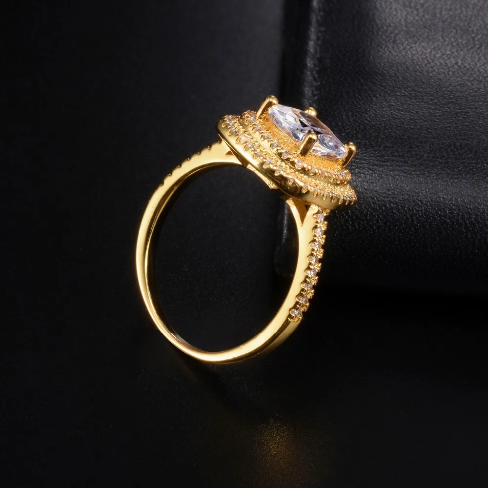 Женское кольцо из серебра 925 пробы с имитацией бриллианта|Кольца| |