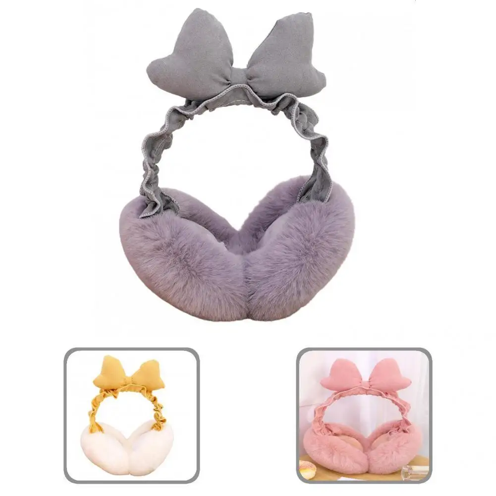 

Soft Great Anti-deformation Lady Ear Muffs Windproof Lady Ear Muffs Flexible for Going Out
