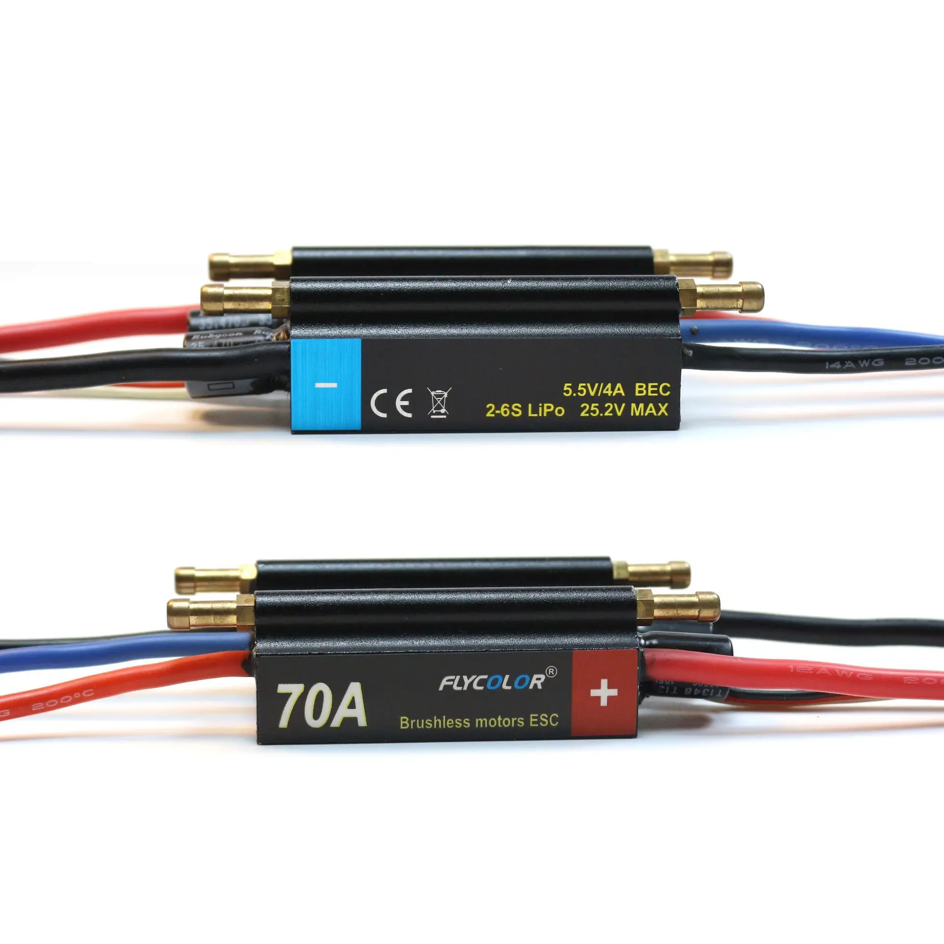 FlyColor 30A 50A 70A 90A 120A 2-6S Lipo водяное охлаждение ESC с BEC лодка бесщеточный контроллер