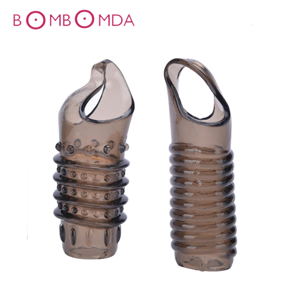 Рукав для пениса фаллоимитатор с кольцом увеличения многоразовый мужской