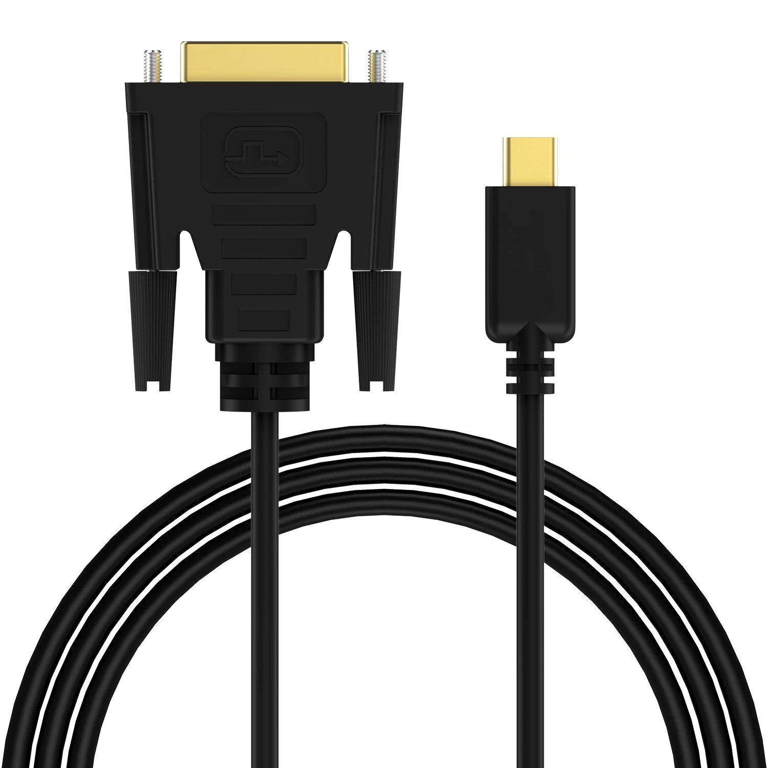 Кабель адаптер Usb C Dvi (24 + 1) Usb3.1 Type C/Thunderbolt 3 4K x 2K @ 30 Гц для Pro/Imac Chromebook