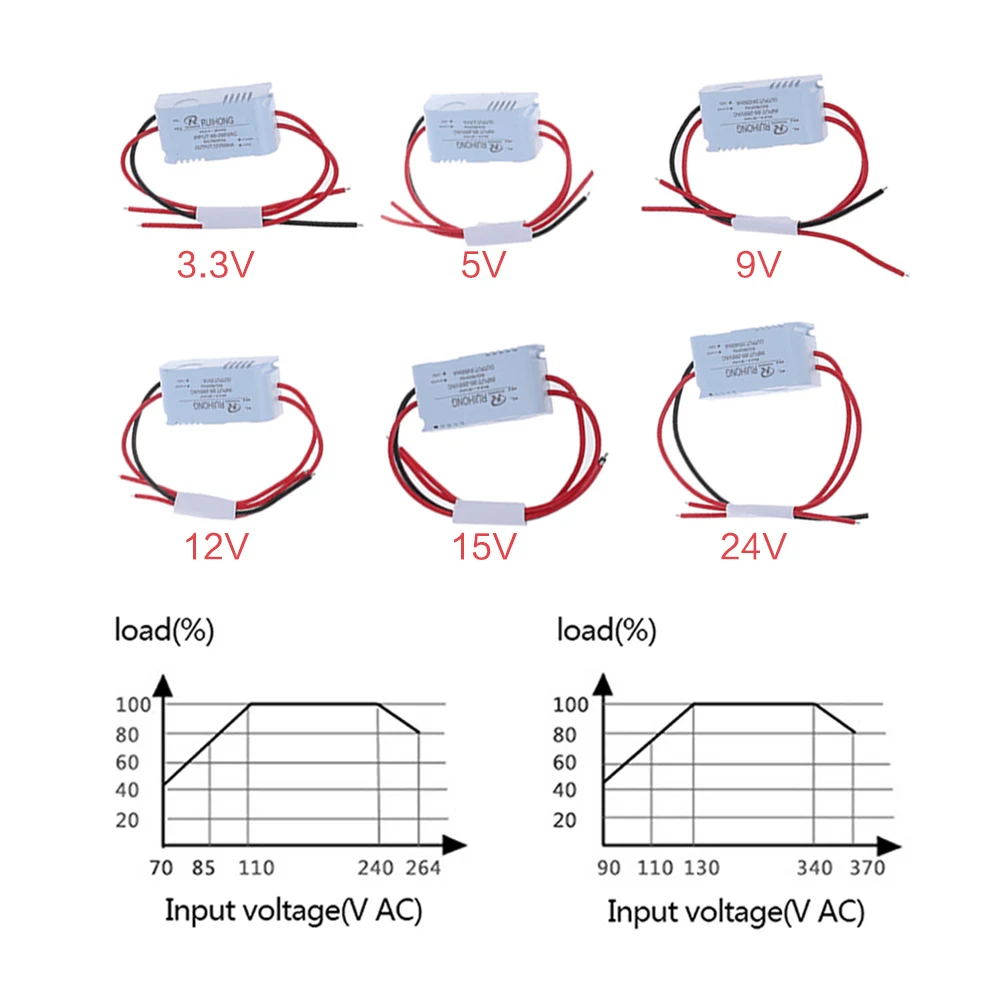 

1 PCS AC-DC Mini Converter AC 1A 5W Step-Down Module Enclosed Switching Power Supply Module