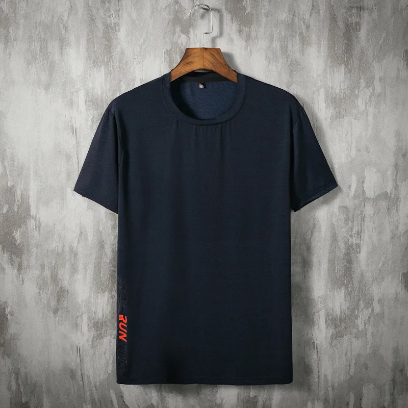 

7XL 6XL Summer Fashion 8XL Short Sleeve o-neck Quick-drying Regular Fit plus size Men Casual T-shirt