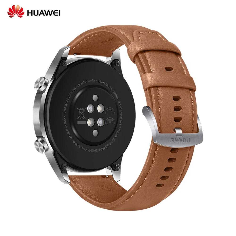 HUAWEI WATCH GT 2 Smartwatch 42 мм 46 мм 5ATM GT2 BT умные часы водонепроницаемые спортивные BT 5,1 gps сердечного ритма кровяное давление для мужчин и женщин