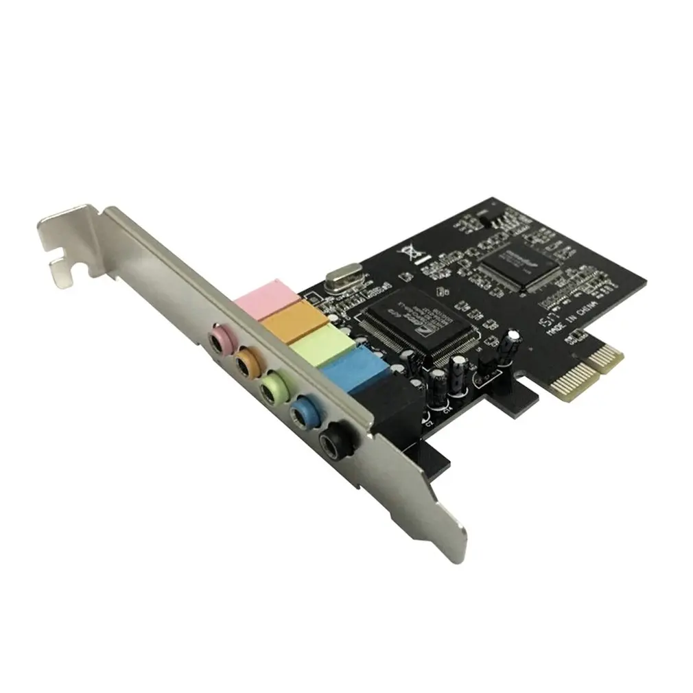 Звуковая карта PCI 5.1CH 5.1channel CMI8738 чипсет аудио интерфейс PCI-E 5 1 стерео цифровая