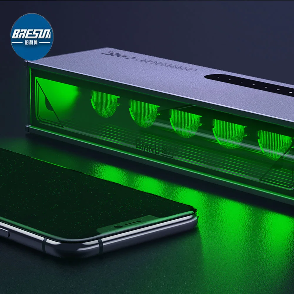 qianli isee 2nd generation dustproof display lamp lcd screen mobile phone fingerprint scratches dustproof screen repair free global shipping