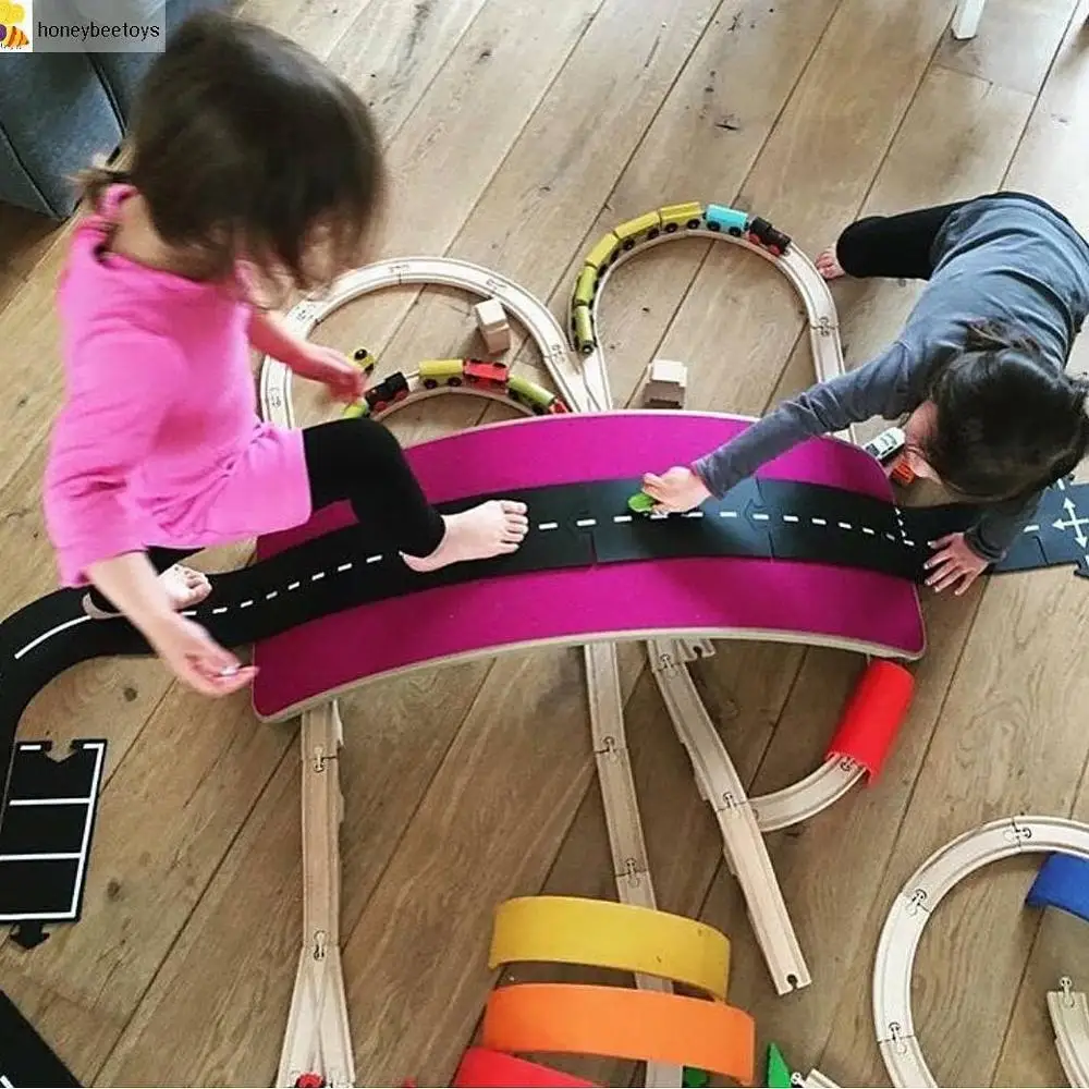 Детский игровой коврик дорожный ковер головоломка игрушки сделай сам гибкий