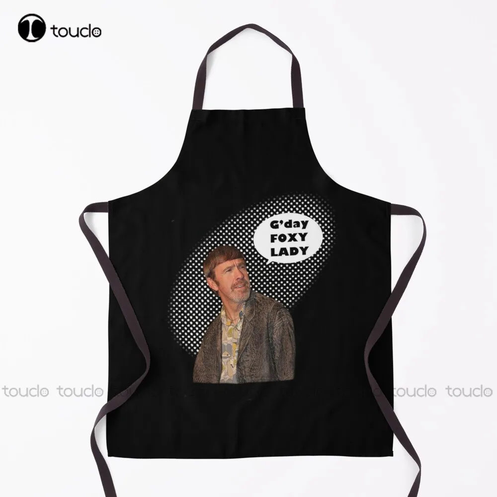 Foxy Lady Kath And Kim Apron Server Aprons For Women Men Unisex Adult Garden Kitchen Household Cleaning Apron