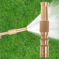 garden irrigation spray gun adjustable brass sprinkler 12 garden hose sprinkler system car wash lawn watering water gun