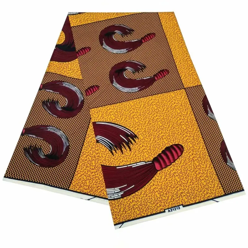 

Ankara African 100% Polyester Wax Prints Fabric 2019 new design Wax High Quality 6 yard/lot African Fabric for women