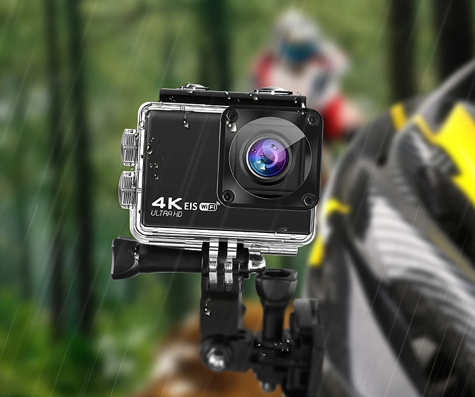 Экшн камера F88 EIS Ultra HD 4K/60fps Wi Fi 2 0 дюйма 170D водонепроницаемая|Экшн-камеры| |