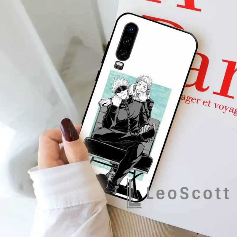 

Jujutsu Kaisen Satoru Gojo Comics Phone Cases For Huawei P9 P10 P20 P30 Pro Lite smart Mate 10 Lite 20 Y5 Y6 Y7 2018 2019