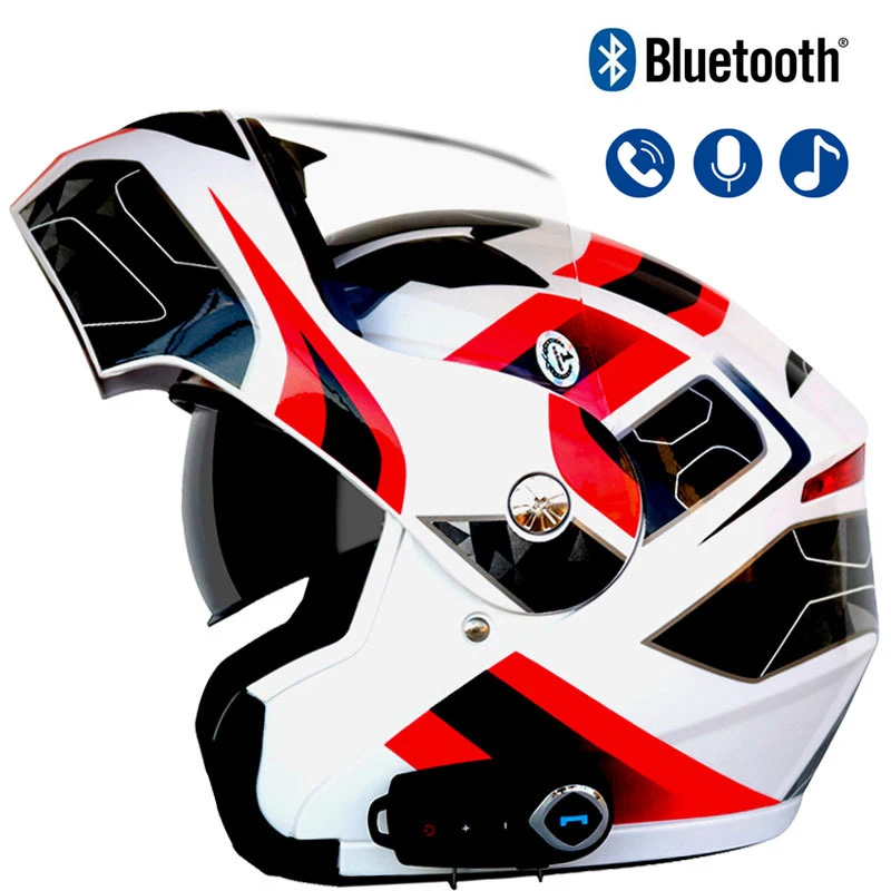 

Motocross Motorcycle Motorbike Scooter Smart Bluetooth Headset Intercom Helmet Racing Riding Off Road Moto Helmet Accessories