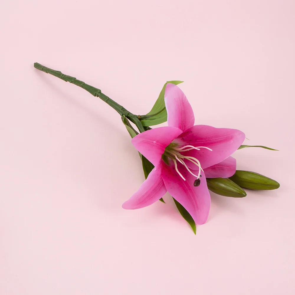 Искусственный цветочный ароматизатор лилии свежий стиль стол узор в виде