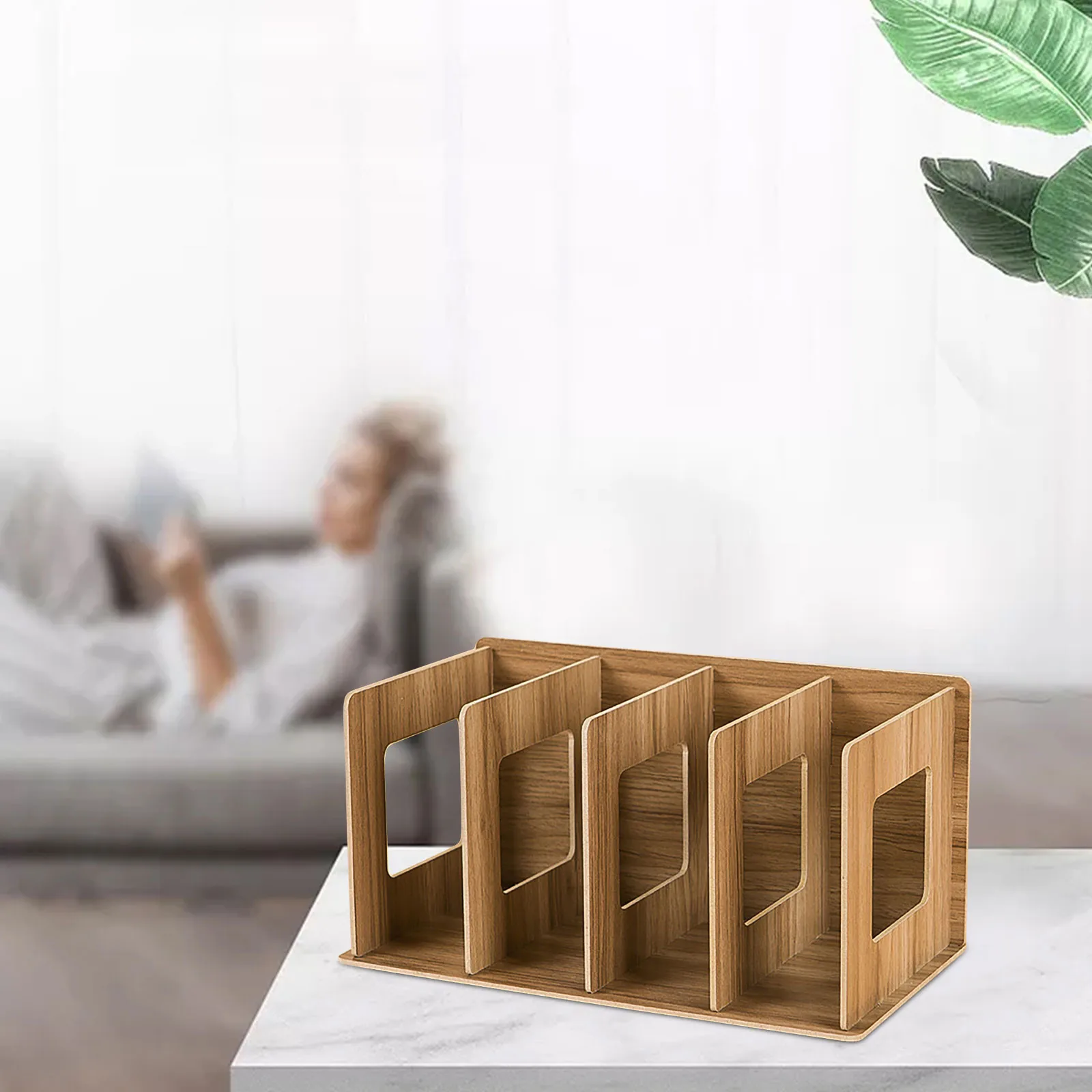 

Diy Log Color Wooden Bookshelf Office Bookshelf Wooden Office Magazine Holder Library Study Storage Rack #Z