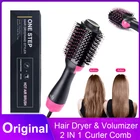 Одношаговый фен и объемный фен 2 в 1, расческа для горячего воздуха, выпрямитель для волос, плойка, расческа, ролик, Электрический ионный фен, щетка для горячего воздуха