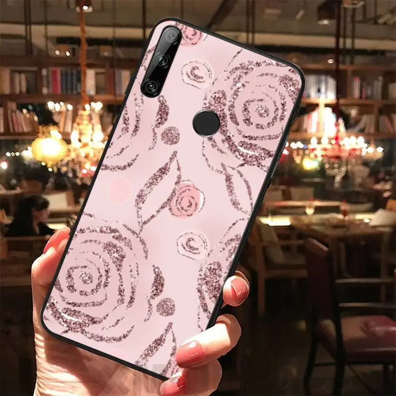 HaNismt розой на руку люксовый уникальный чехол для телефона с изображением Huawei Y5 Y6 Y7
