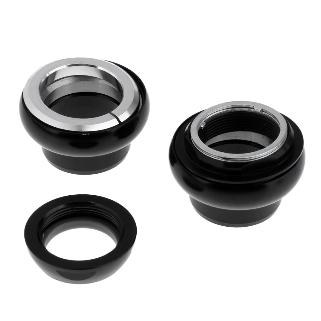 60mm Black Сверхмощный велосипедный велосипед Гарнитура " Резьбовая вилка 30 мм головная трубка герметичные подшипники картриджа для 22,2 стержня - Цвет: 60mm Black