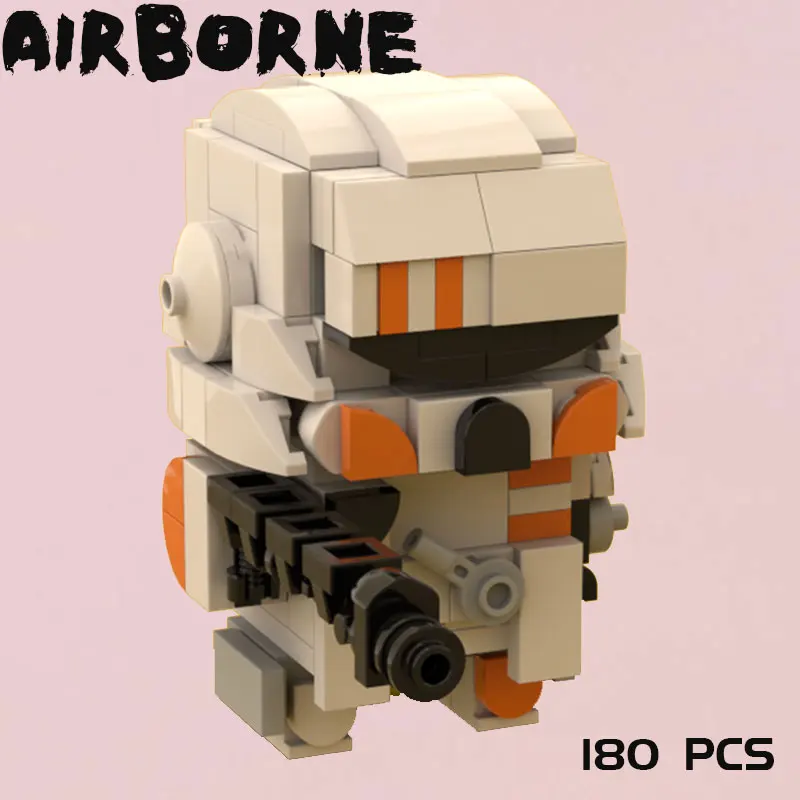 

MOC Building Block Maker Movie Game Classic Figures Airborne Creative Assembly Model ChildrenToy DIY Build Brick Birthday Gifts