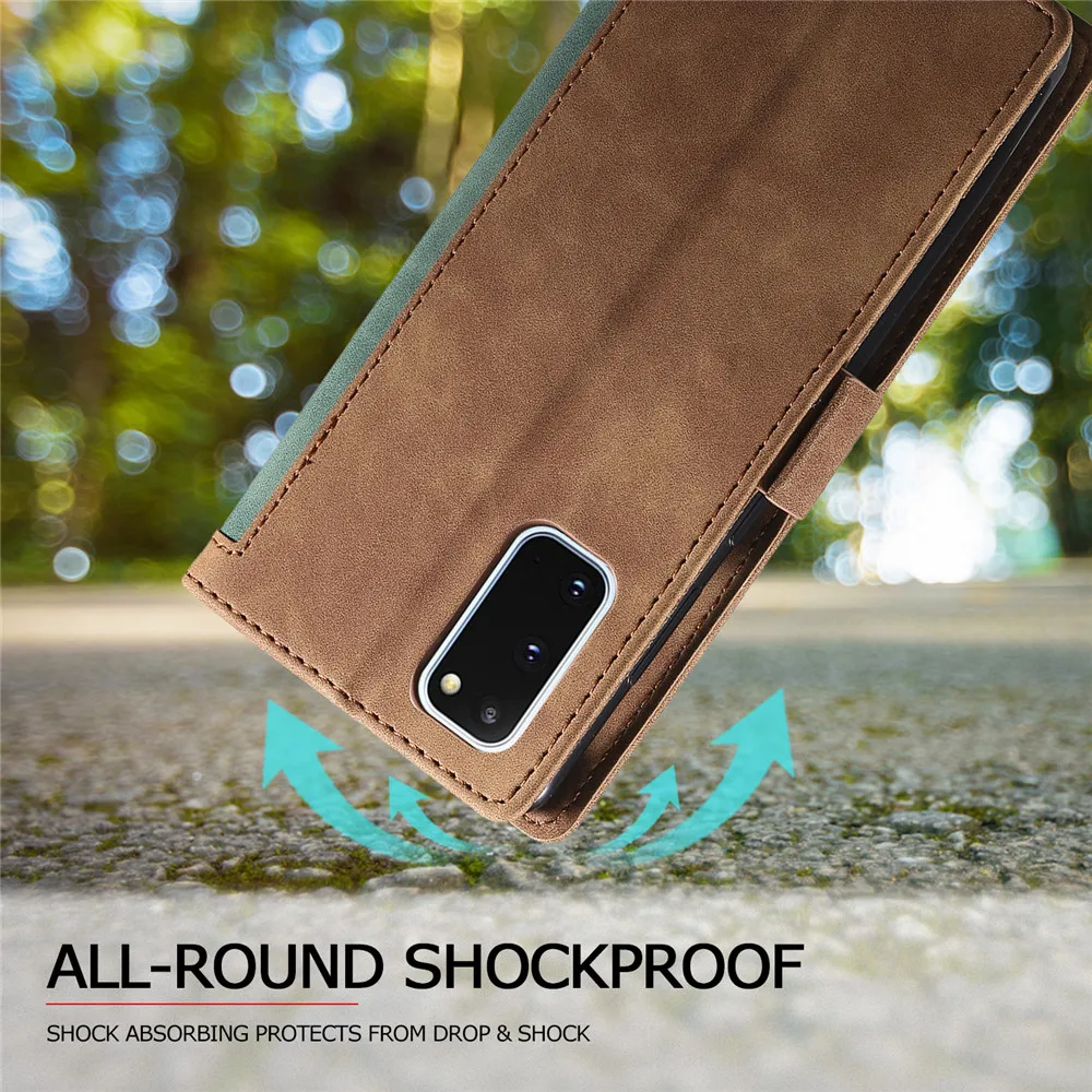 Luxury Leather Case For Samsung Galaxy S23 S22 S21 S20 FE S10 E S9 Note 10 20 Ultra Plus Flip Wallet Cards Holder Magnetic Cover