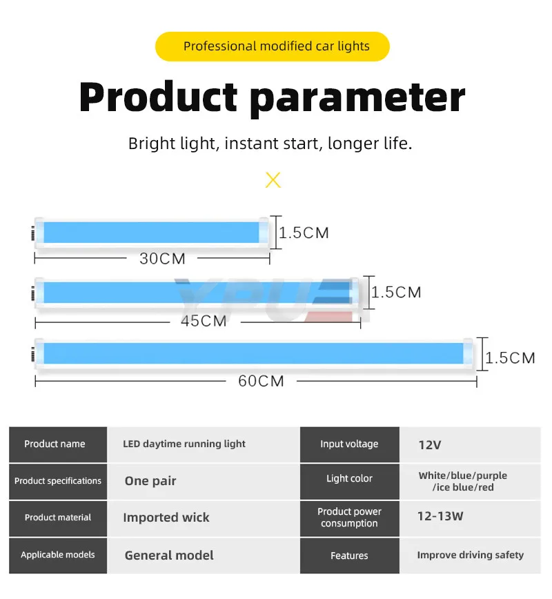 12 Вольт Автомобильный DRL LED Дневной свет Ходовой поворотный сигнал Желтый для Ford Fiesta Focus 2 3 Fusion Ranger Kuga S Max MK5 Mustang Escape on.