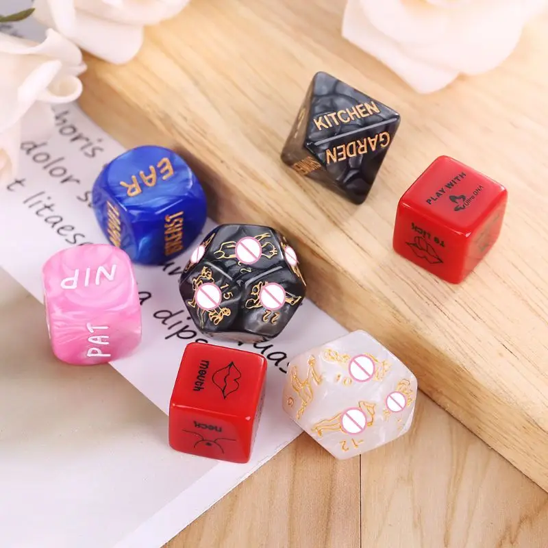 7 шт. забавные любовные игральные кости игрушки эротическая Сексуальная осанка