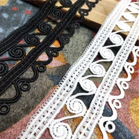 high quality 6cm width diy pendant handmade clothing accessories 1yard water soluble embroidery lace trims trimmings
