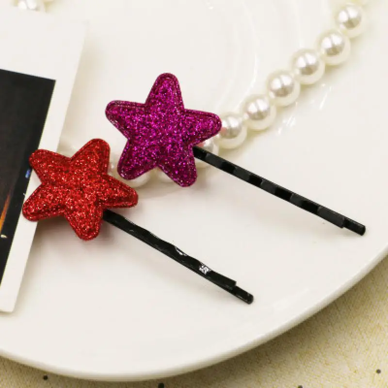 Заколки для женщин блестящие заколки со звездами украшения волос аксессуары