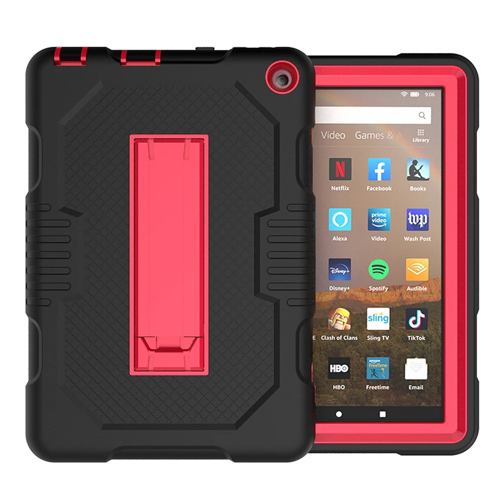 

Чехол для Amazon Fire HD 8 2020, чехол для планшета, безопасный для детей тяжелый силиконовый Жесткий Чехол для Amazon Kindle Fire HD8 Plus 2020, чехол