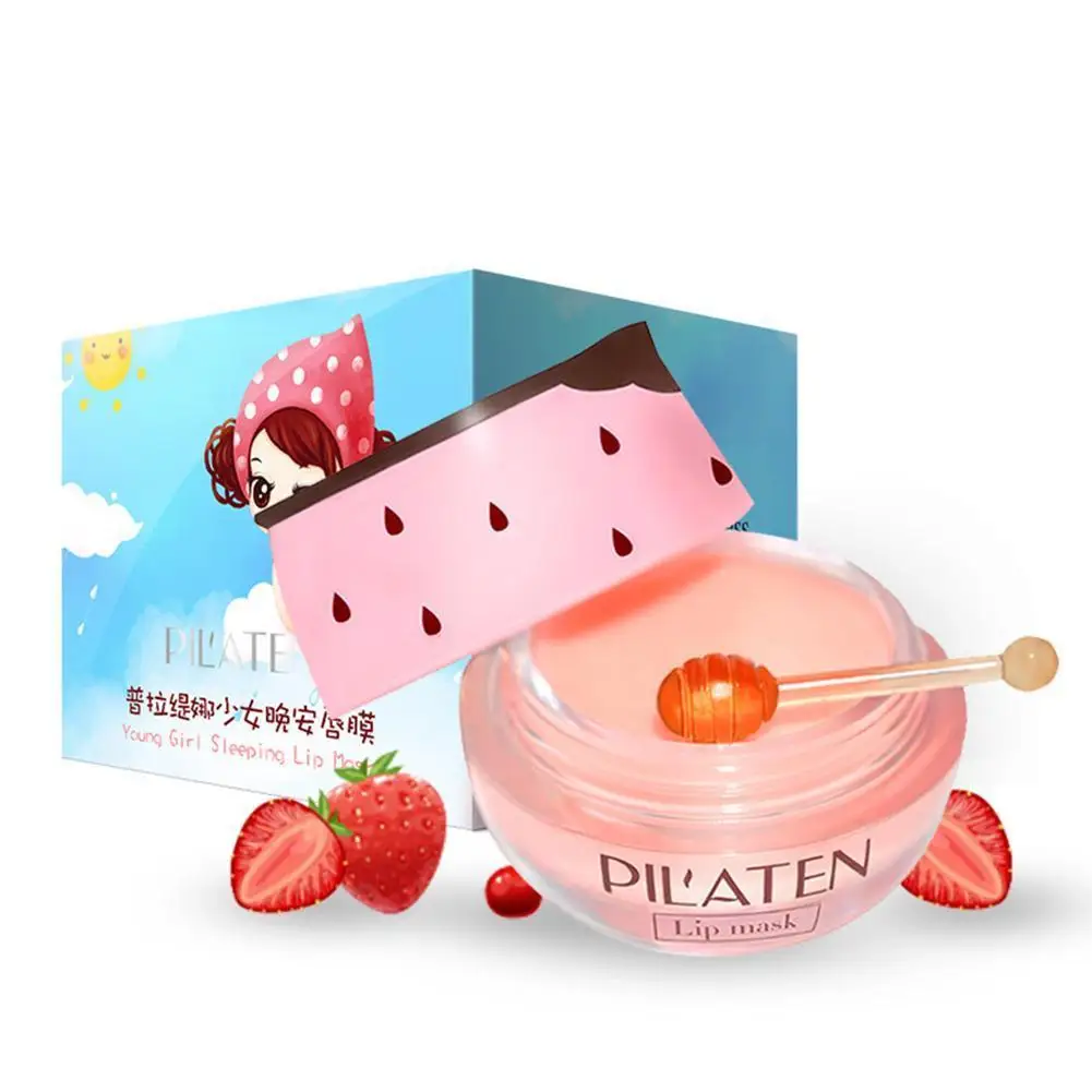 

10g Lip Makeup Care Lip Balm Moisturizing And Anti-chapped Good Night Lips Mask Nourishing Lipstick Base Fades Lip Lines