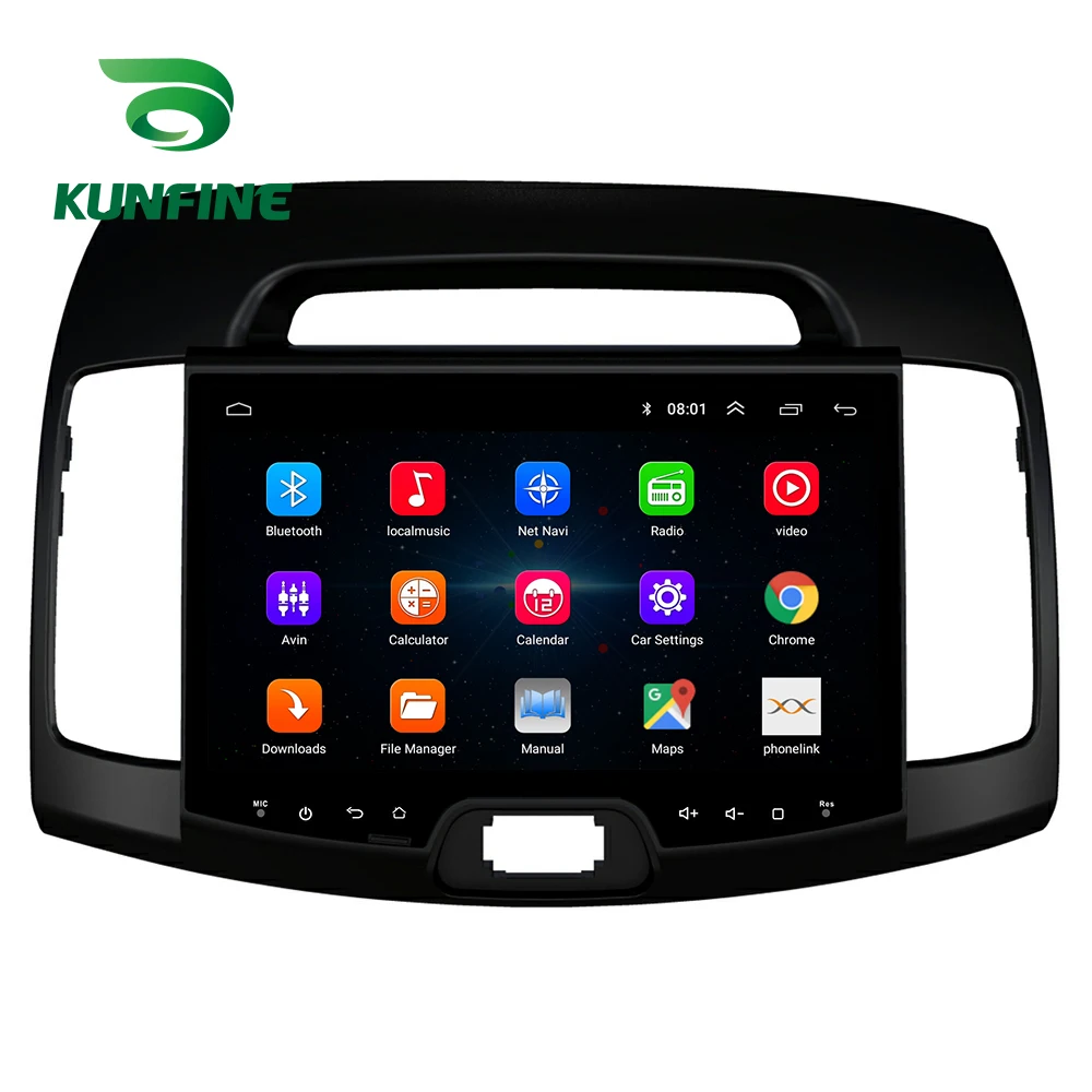 Автомагнитола с восьмиядерным процессором Android 10 0 DVD GPS-навигацией Deckless для HYUNDAI