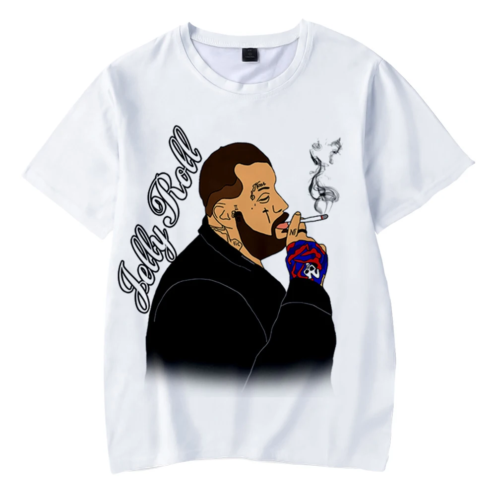 

Jelly Roll 3D Printed Children T-shirts Fashion Summer Short Sleeve Tshirt Hot Sale Kids Casual Streetwear Clothes